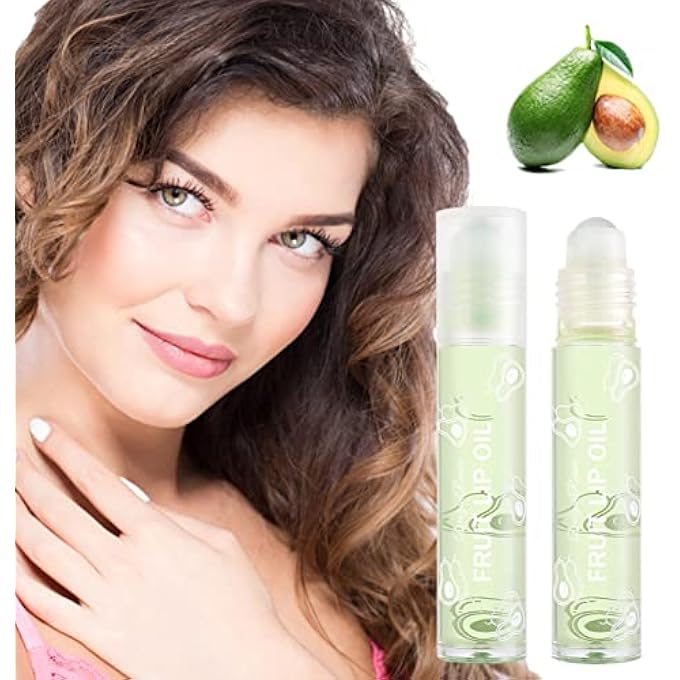 rayihni LIP MOUTH LIP OIL LIP SOOTHES BALL BALM TRANSPARENT AND LIQUID NOURISHING SKIN DRY LIPS MOISTURIZING OIL 3ML COLORLESS HYDRATING FRUIT CARE ROLLER OIL LIP MOISTURIZER FOR VERY DRY (2-C, ONE SIZE) - Image 3